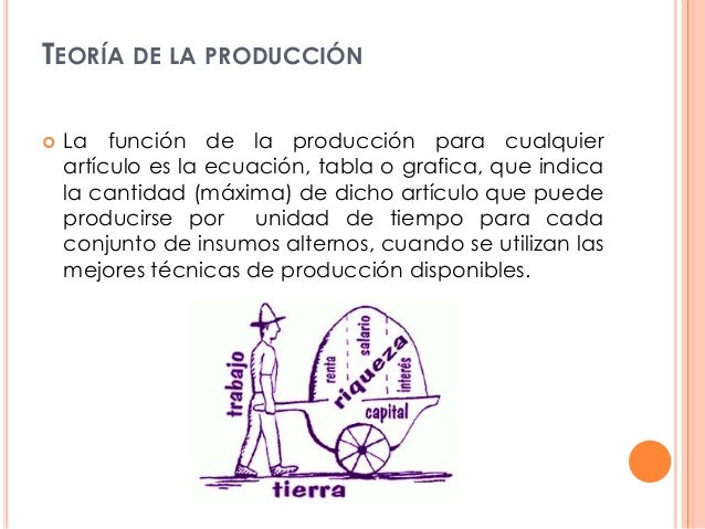 Teoría de la producción