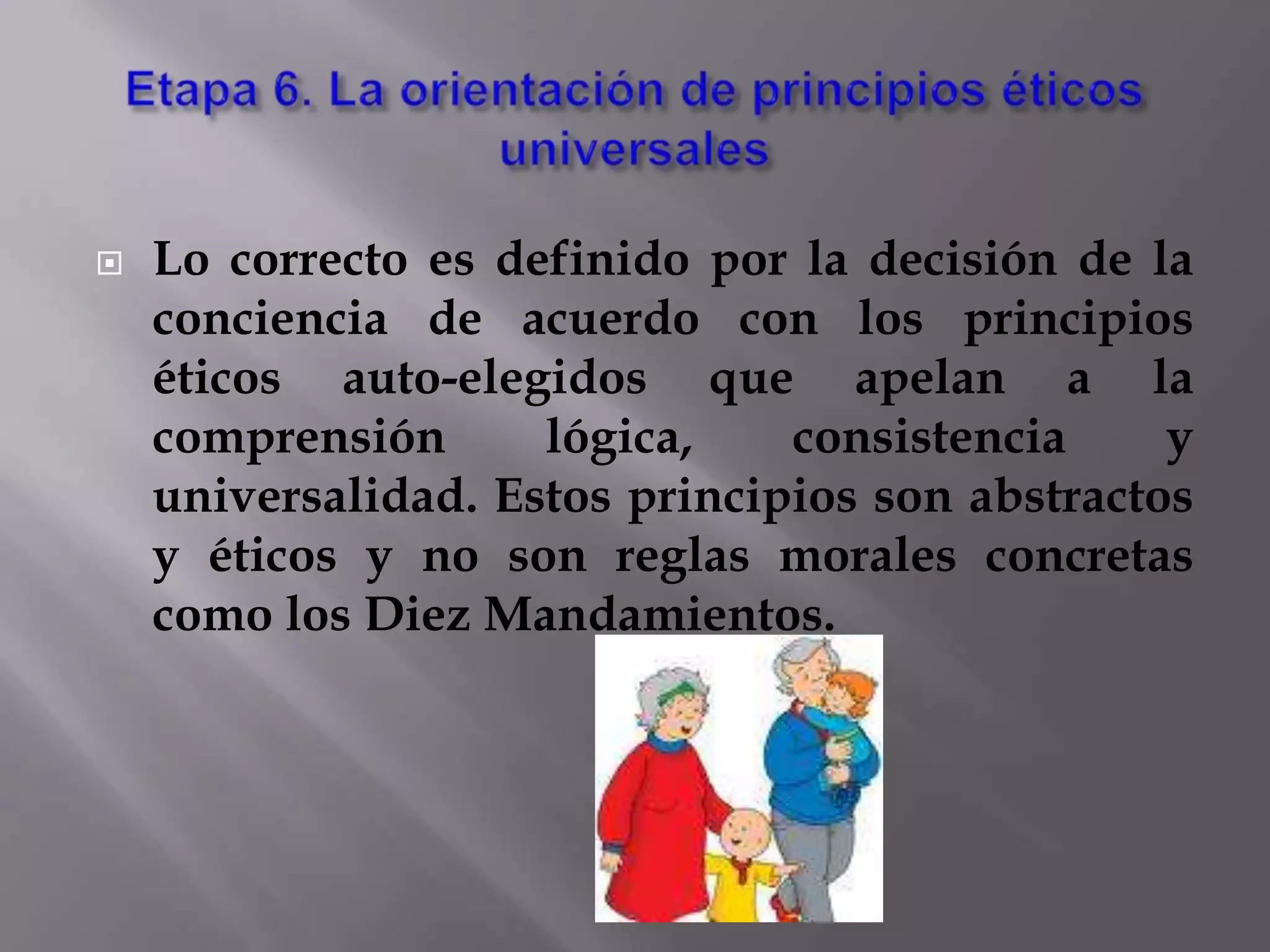 Etapa 4. La orientación de “ley y orden”.