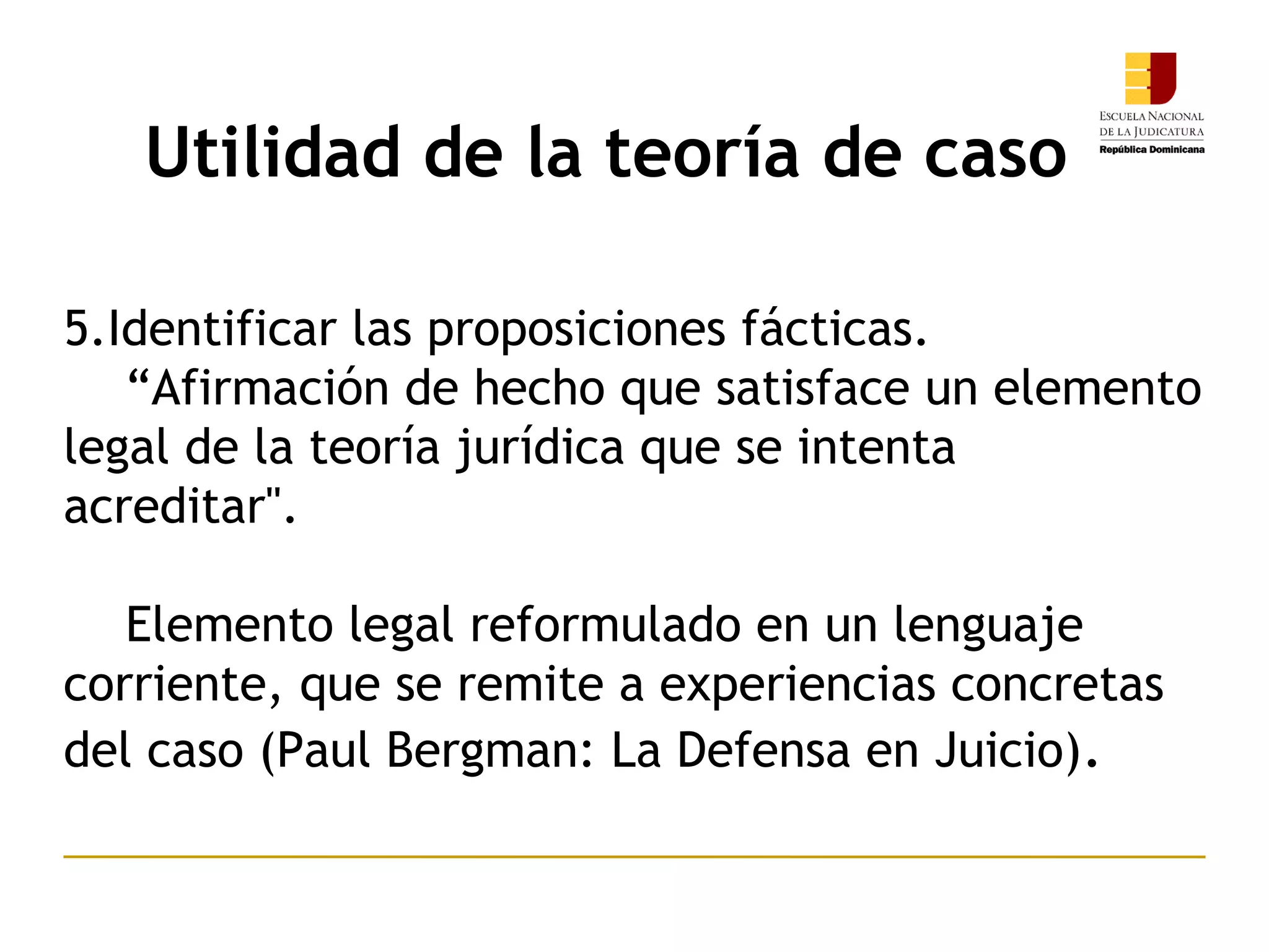 Teoría del Caso | PPT | Factual | Genres