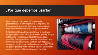 Teoría del color | PPTX