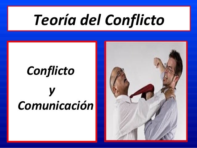 Teoría del conflicto evaluación del aprendizaje