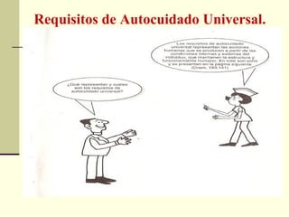 Requisitos de Autocuidado Universal.
 
