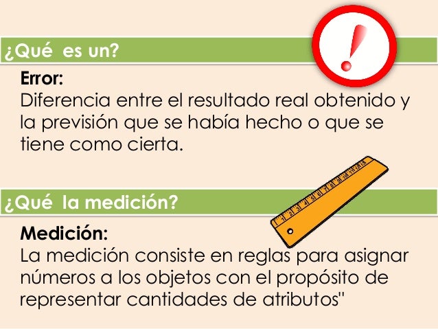 Teoría del error en la medicion