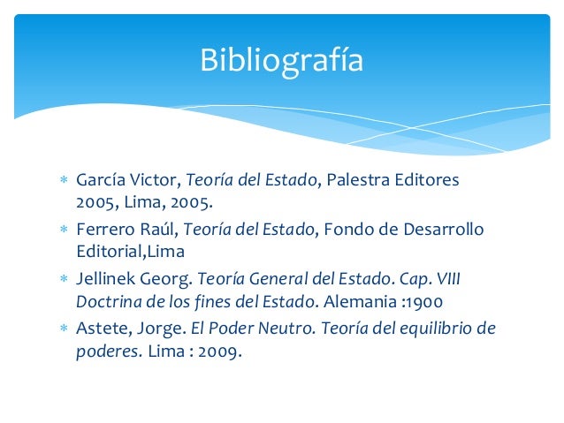 Teoría del estado