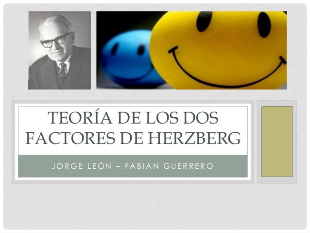 Teoría de los dos factores de herzberg