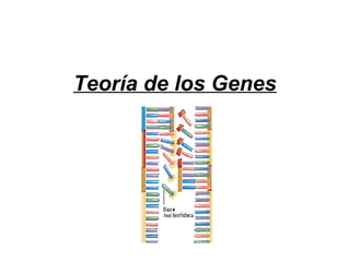 Teoría de los Genes
 
