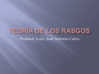 Profesor: Lcdo. José Antonio Calvo
 