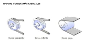 TIPOS DE CORREAS MÁS HABITUALES
 