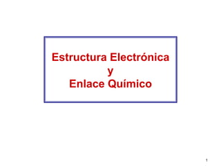 © 2011 Pearson Education, Inc. 1
Estructura Electrónica
y
Enlace Químico
 