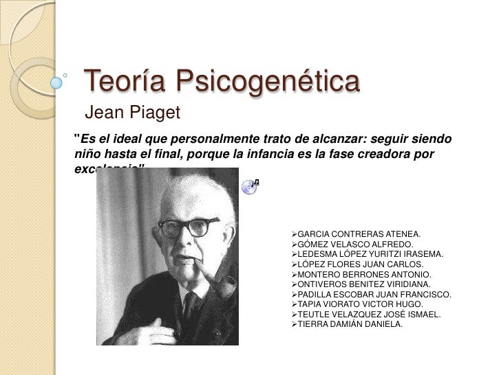 La teoría psicogenética de Jean Piaget: Descubre cómo influye en el desarrollo cognitivo Jean piaget y su teoria psicogenetica