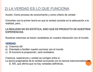 Teorías Acerca De La Verdad