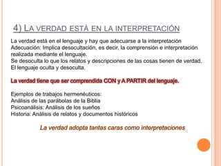 Teorías Acerca De La Verdad