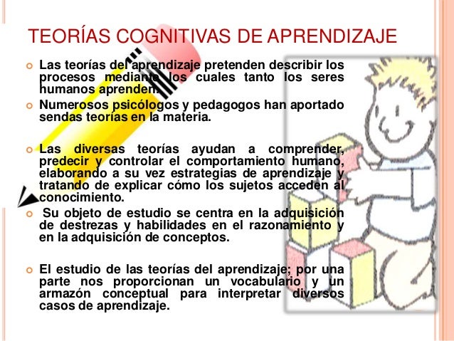 Teorías cognitivas de aprendizaje sesion 2