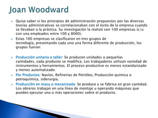  Las Organizaciones como SistemasSistema social  integrado por individuos y grupos de trabajo que responden a una determinada estructura y dentro de un contexto al que controla parcialmente, desarrollan actividades aplicando recursos en pos de ciertos valores comunes.Subsistemas que forman la Empresa:Psicosocial: Está compuesto por individuos y grupos en interacción. Dicho subsistema está formado por la conducta individual y la motivación, las relaciones del status y del papel, dinámica de grupos y los sistemas de influencia. Técnico: Se refiere a los conocimientos necesarios para el desarrollo de tareas, incluyendo las técnicas usadas para la transformación de insumos en productos. Administrativo: Relaciona a la organización con su medio y establece los objetivos, desarrolla planes de integración, estrategia y operación, mediante el diseño de la estructura y el establecimiento de los procesos de control. 