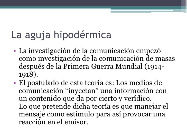 Teorías de la comunicación y Modelos Comunicativos