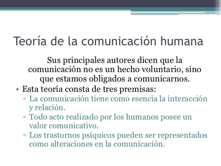 Teorías de la comunicación y Modelos Comunicativos