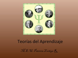 Teorías del Aprendizaje
M.E.U. Patricia Zúñiga R.
 