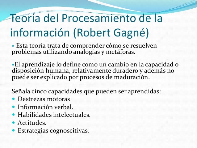 Teorías del aprendizaje 2