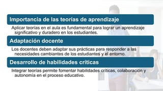 Teorías del Aprendizaje y su Aplicación en el.pptx