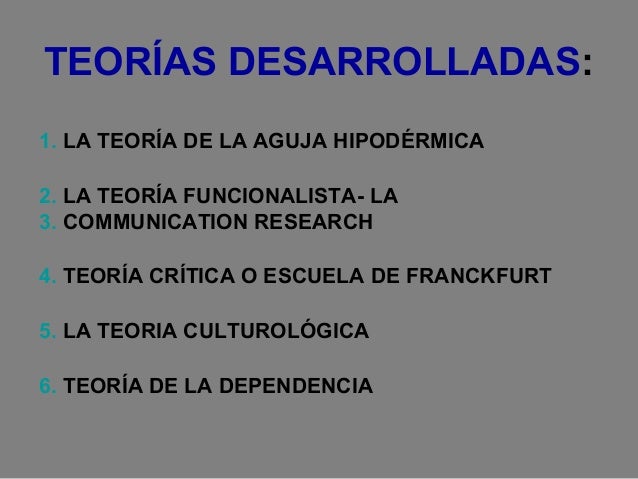 Teorías de la recepcion