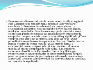 Incomprobable Teorías de la verdad | PPTX