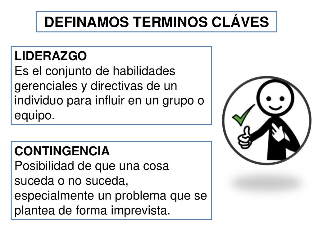 Liderazgo por contingencia modelo de Fiedler.