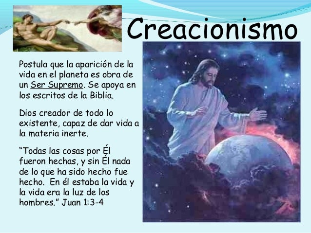 Teorías del origen de la vida