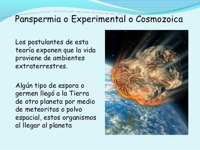 En Que Consiste La Teoria De Panspermia