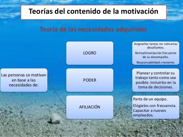 Liderazgo y motivación.