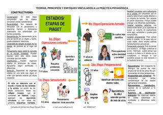 TEORÍAS, PRINCIPIOS Y ENFOQUES VINCULADOS A LA PRÁCTICA PEDAGÓGICA
Compilación de Carmen Rosa Choque Pillco e-mail:carochp...