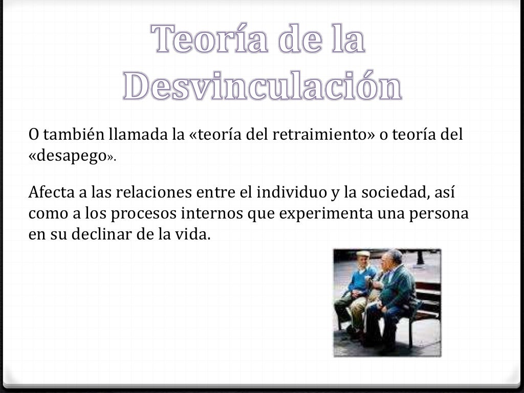 Teorías psicosociales de envejecimiento