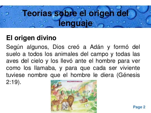 Teorías sobre el origen del lenguaje de Jiménez, Aura de
