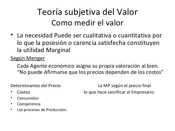 Teoria subjetiva del valor_teoria_online