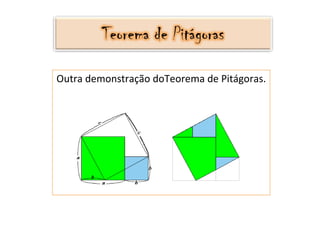 Outra demonstração doTeorema de Pitágoras.  
