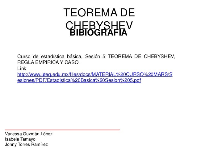 Teorema de chebyshev