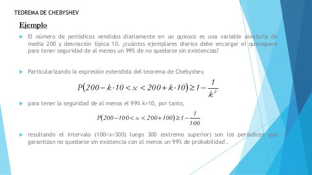 Teorema de chevishev
