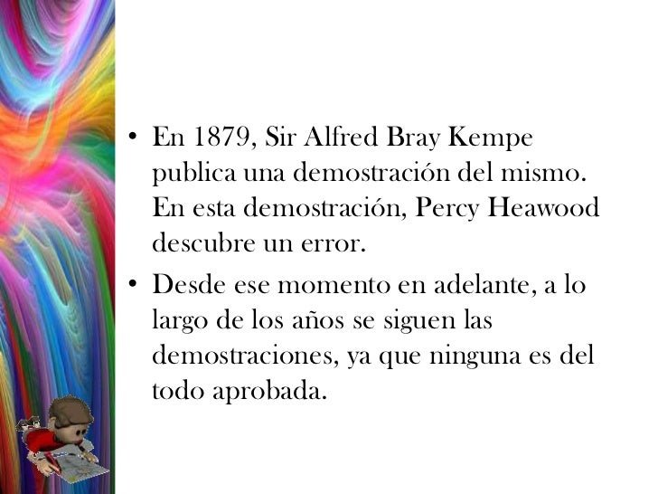 Teorema de los 5 colores demostracion