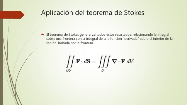 Teorema de Gauss y Stoke