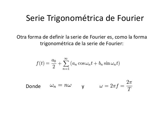 Teorema De La Serie De Fourier