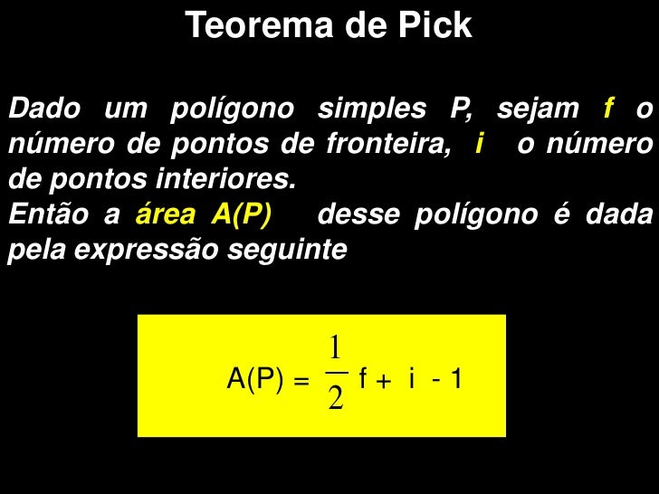 Teorema de pick