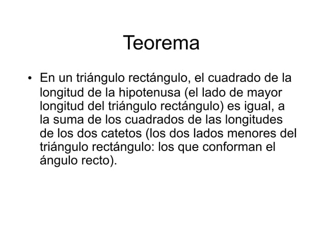 Teorema De Pitagoras PPT teorema-de-pitagoras-ppt