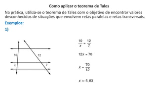 Teorema de tales