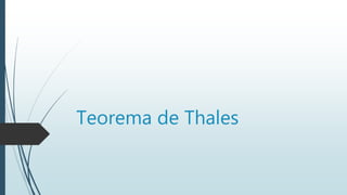 Teorema de Thales
 