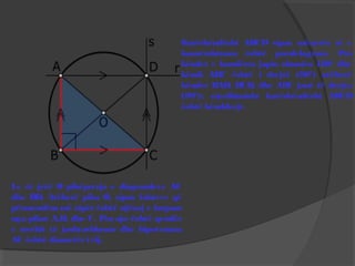 Le të jetë O pikëprerja e diagonaleve AC
dhe BD. Atëherë pika O, sipas fakteve që
përmendëm më sipër është njësoj e larguar
nga pikat A,B, dhe C. Pra ajo është qendër
e rrethit të jashtashkruar dhe hipotenuza
AC është diametëri tij.
Katërkëndëshi ABCD sipas mënyrës si e
konstruktuam është paralelogram. Pra
këndet e kundërta japin shumën 180° dhe
këndi ABC është i drejtë (90°) atëherë
këndet BAD, BCD, dhe ADC janë të drejta
(90°); rrjedhimisht katërkëndëshi ABCD
është kënddrejt.
 