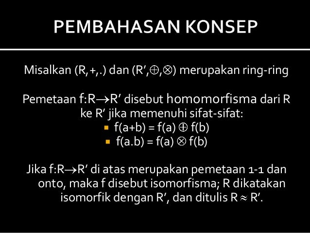 Teorema Isomorfisma Ring Makalah