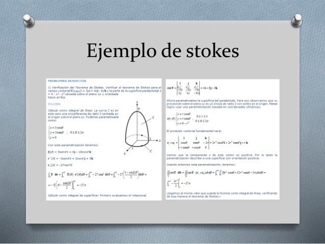 Teoremas de stokes y gauss