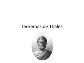 Teoremas de Thales
 