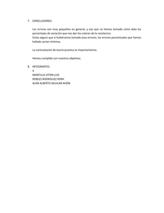 Teoremas de thevenin y norton