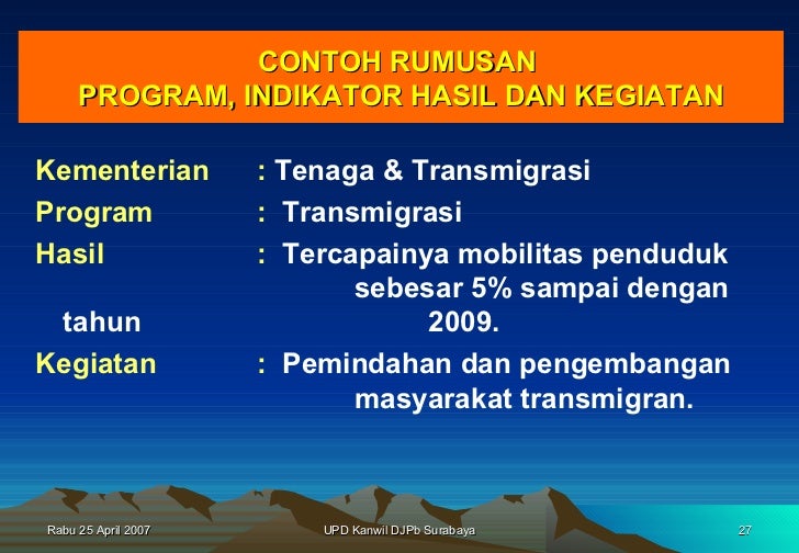 Teori Anggaran Berbasis Kinerja