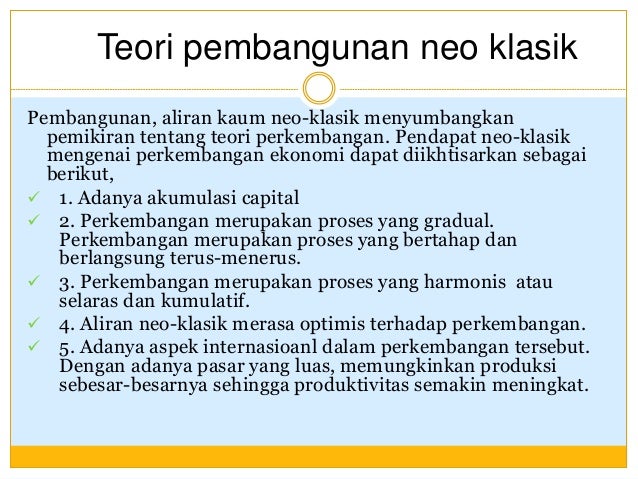 Teori-Teori Pertumbuhan Ekonomi (Aliran Merkantilisme, Klasik, Neo Klasik dan Historis) - Materi SMA Online